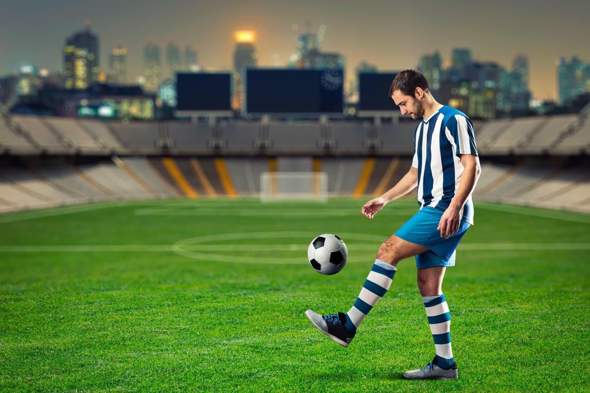 A Solitary Juggle Before Kickoff